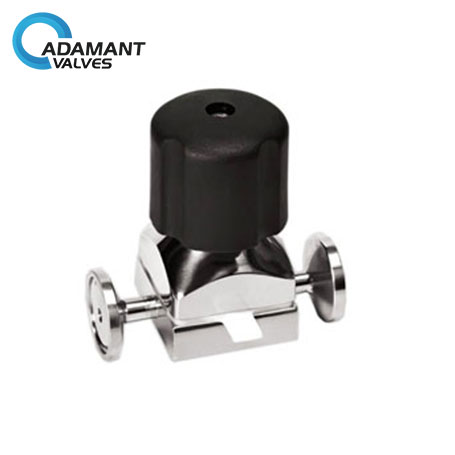 Sanitary Mini Diaphragm Valves with Tri-clamp Ends, Manual Type