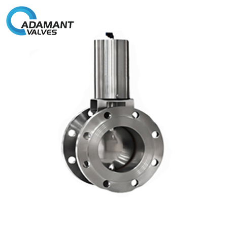 AV-1PF Sanitary Butterfly Valves with Flange Ends, Pneumatic Operation